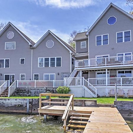 Waterfront Seneca Lake House Fire Pit And Boat Dock Geneva Zewnętrze zdjęcie